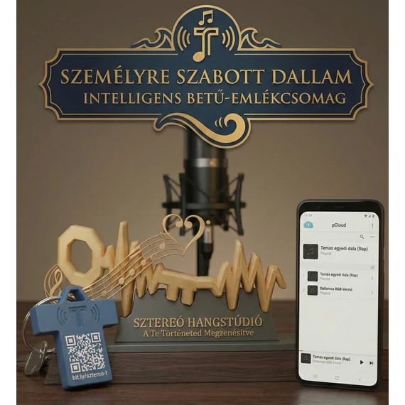 Személyre Szabott Dallam – Intelligens Betű-Emlékcsomag
